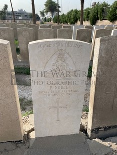 BAGHDAD (NORTH GATE) WAR CEMETERY - NOBLE, F